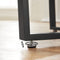 salontafel, woonkamertafel, rond, banktafel, salontafel, metalen frame, eenvoudig te monteren, industrieel ontwerp, voor woonkamer, slaapkamer, grijs-zwart LCT089B02
