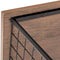 salontafel, cocktailtafel met open opbergplank  metalen frame,, vintage