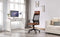 Bureaustoel, ergonomische bureaustoel, draaistoel met hoofdsteun,