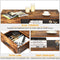 Koffietafel, salontafel, cocktailtafel, middeleeuwse moderne accenttafel met 1 lade en opbergrek voor de woonkamer, receptie, eenvoudige montage, 109 x 55 x 44,5 cm