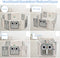 Grondbox baby, 12/14/16 HDPE paneel speelbox babybox, opvouwbare(16 paneel, Beige)