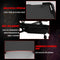 Gaming Bureau, Gamingtafel, Ergonomische race Computer bureau met RGB-lampen, 120cm  Z-vorm ,zwart