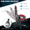 Hoge rugleuning gamingstoel, verstelbare racing style draaibare werkstoel met lendensteun en gevoerde armleuningen,  (Rood)