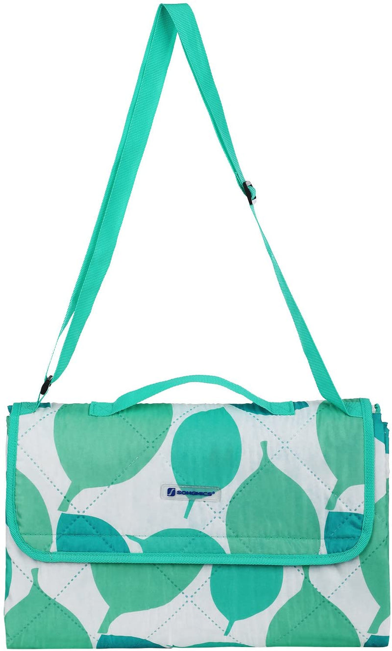 GCM80JW Wasbaar picknickkleed voor outdoor, opvouwbaar tot tas met schouderriem, licht campingdeken, ideaal voor op reis, warmte-isolerend, 195 x 150 cm