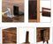 Retro boekenkast, Boekenkast met 2 plankenvoor boeken, foto's, decoratie, houtlook LBC09BX