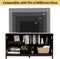 tv-meubel, tv-tafel tv-kast tv-plank, voor TV's tot 55 inch, 3-laags 120 x 41 x 60 cm (Bruin)