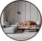 60cm ronde muur spiegel, ronde spiegel met metalen frame, decoratieve muur spiegel, make-up spiegel, HD spiegel voor ingang,