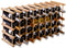 Houten Wijnrek, Vrijstaande wijnfles houder, 40 Flessen display Capaciteit, 85 x 44 x 24cm