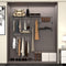 kledingrek ,slimme configuraties klerenrailsysteem , muur gemonteerde opbergsysteem, garderobesysteem met draad rekken en kleding stangen, 91,5 cm tot 182 cm, voor slaapkamer (183 x 92 x 39 cm)