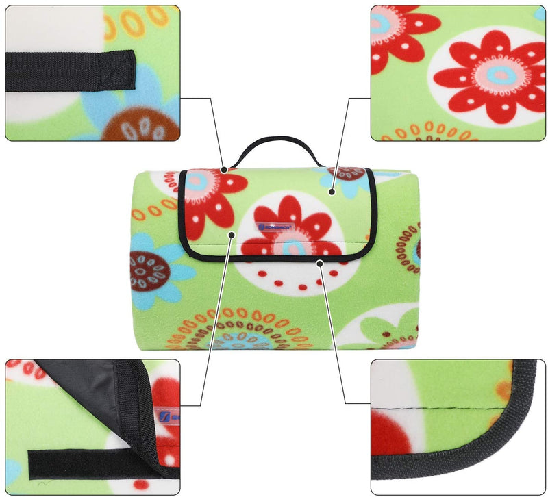 GCM71J Picknickdeken, campingdeken, warmte-isolerend, waterdicht, met draaggreep, 200 x 200 cm