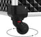Make-upkoffer, trolley, make-upkoffer, met handgreep, met 4 universele wielen, met 4 uittrekbare vakken, voor op reis, zwart JHZ013B01