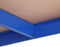 Magazijnrekken, zware lasten, set van 2, kelderrekken, 200 x 100 x 50 cm, tot 875 kg belastbaar, 5 verstelbare planken, planken van metaal, steekplanken, werkplaatsrek, blauw GLR050Q02