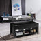 Salontafel, multifunctionele moderne koffietafel cocktailtafel met in hoogte verstelbare (Zwart)