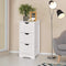 3 lades houten badkamerkast,