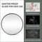 60cm ronde muur spiegel, ronde spiegel met metalen frame, decoratieve muur spiegel, make-up spiegel, HD spiegel voor ingang,
