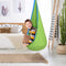 Hangstoel, Kinderzitje, met zitkussen, 3 Kleuren, 80 kg draagvermogen (Groen)