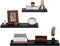 wandplank, wandplank voor boeken, foto's, decoratie,  40 x 20 x 3,8 cm,, zwart LWS24BK