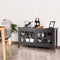tv-meubel, tv-tafel tv-kast tv-plank tv-standaard, 114 x 48,5 x 61 cm (Zwart)