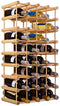 Houten Wijnrek, Vrijstaande wijnfles houder, 40 Flessen display Capaciteit, 85 x 44 x 24cm