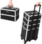 Make-upkoffer, professionele make-upkoffer, 3-in-1 make-upkoffer voor op reis, grote trolley voor kappers,