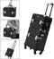 Trolley Cosmetische Hoes, Aluminium make-uphoes, schoonheidskoffer, Zwart JHZ04B