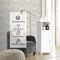 Badkamerkast,  met enkele deur verstelbare plank,
