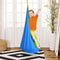 Hangstoel, Kinderzitje, met zitkussen, 3 Kleuren, 80 kg draagvermogen (Blauw)