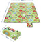 GCM71J Picknickdeken, campingdeken, warmte-isolerend, waterdicht, met draaggreep, 200 x 200 cm