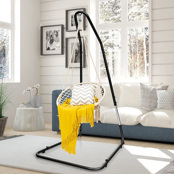 Hangstoelstandaard in hoogte verstelbare 195-235 cm, stevige hangstoelframe tot 150 kg,