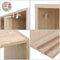 Boekenkast, kubusplank, bodemplank, met open vakken, 97,5 x 30 x 100 cm, eiken kleur LBC52NL