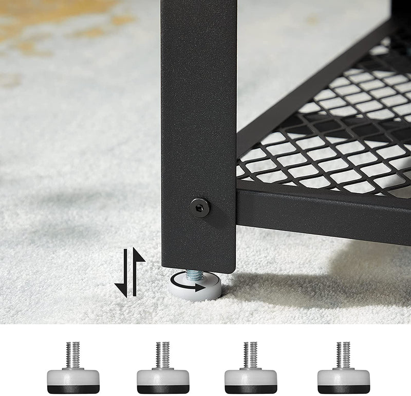Salontafel, televisietafel, , met metalen frame, stabiel, eenvoudig te monteren LCT61X