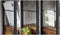 boekenplank, staande plank, open, opbergplank,, 80 x 30 x 148 cm, industrieel ontwerp, vintage bruin-zwart LLS106B01