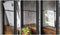 Boekenplank, staande plank, open, opbergplank,  80 x 30 x 148 cm, industrieel ontwerp, vintage bruin-zwart LLS106B01