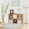 Boekenkast Met 6 Vakken, Houten Rek, Kubusrek, Opbergrek, 65,5 X 97,5 X 30