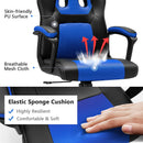 gaming stoel zithoogte van 48 cm tot 57,5 Blauw