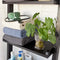 Ladderrek - Opbergplank - Decoratie - Veelzijdig - Ladderplank - Boekenkasten - Zwart - 56x189x27cm