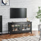 tv-meubel, tv-tafel tv-kast tv-plank tv-standaard, 114 x 48,5 x 61 cm (Zwart)
