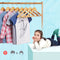 Kleerhangers voor kinderen, 20 stuks, houtn, natuurlijk, 35 cm