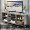 2-laags TV-tafel, TV-meubel, 147 cm TV lowborad (Grijs)