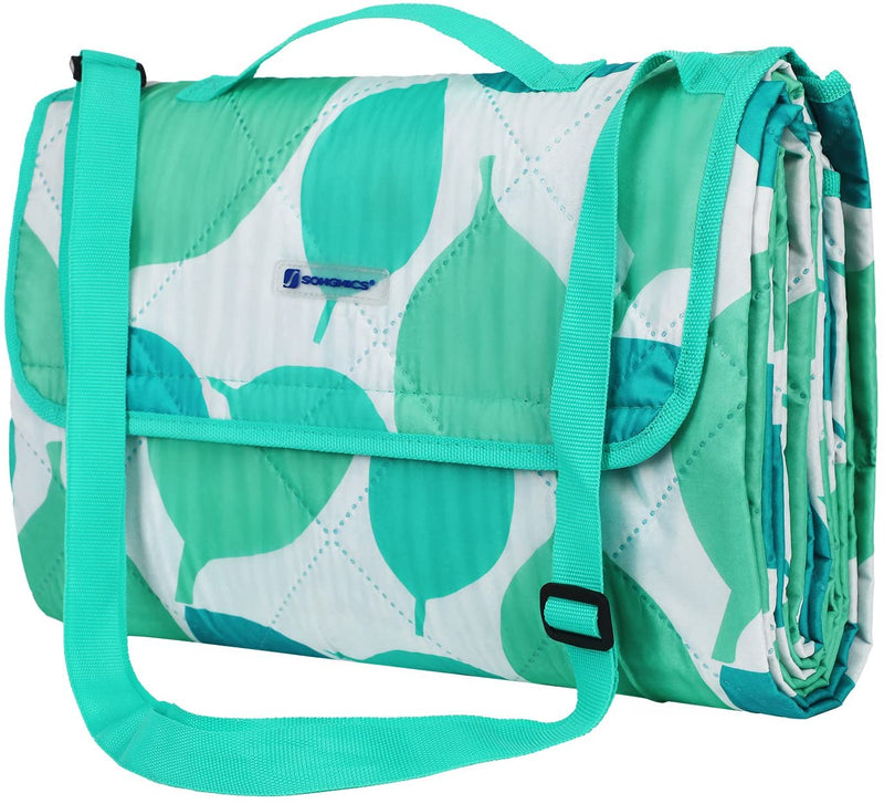 GCM80JW Wasbaar picknickkleed voor outdoor, opvouwbaar tot tas met schouderriem, licht campingdeken, ideaal voor op reis, warmte-isolerend, 195 x 150 cm