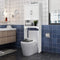 badkamerkast , toiletplank, 3-schapen badkamer opbergrek voor toilet,  WC-plank, badkamerplank