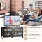 tv-meubel, tv-tafel tv-kast tv-plank tv-standaard, 114 x 48,5 x 61 cm (Zwart)