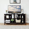 tv-meubel, tv-tafel tv-kast tv-plank, voor TV's tot 55 inch, 3-laags 120 x 41 x 60 cm (Bruin)