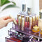 Make-up Organizer, cosmetica organizer met 4 lades en 11 vakken in verschillende maten, anti-slip inzetstukken, voor make-up en sieraden, lavendel JKA001PL