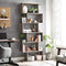 Boekenkast, 6-etage, vrijstaand, modern, voor woonkamer, slaapkamer, kantoor,