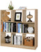 Boekenkast, kubusplank, bodemplank, met open vakken, 97,5 x 30 x 100 cm, eiken kleur LBC52NL