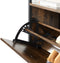Schoenenkast, schoenenrek, met 3 kleppen 60 x 30 x 130 cm