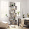 Boekenkast, 6-etage, vrijstaand, modern, voor woonkamer, slaapkamer, kantoor,