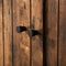 Dressoir, multifunctionele kast met deuren en verstelbare planken, voor woonkamer, slaapkamer, hal, industrieel design, vintage bruin-zwart LSC087B01
