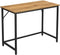 Bureau, computer bureau, smal kantoor bureau, 100 x 50 x 75 cm, , honingbruin-zwart LWD041B05